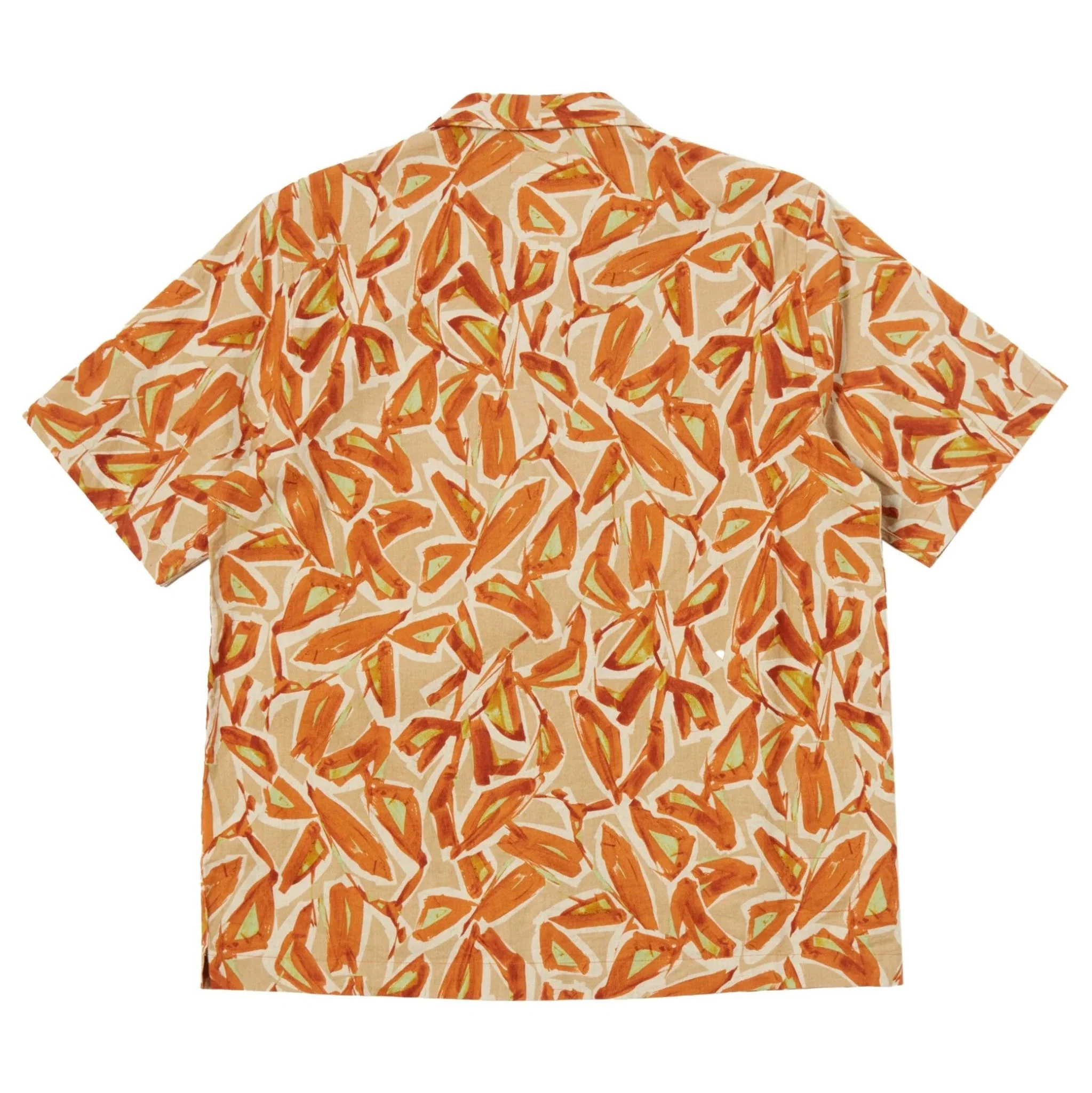 Universal Works Minari Artist Flower Shirt Terracotta - Image 4