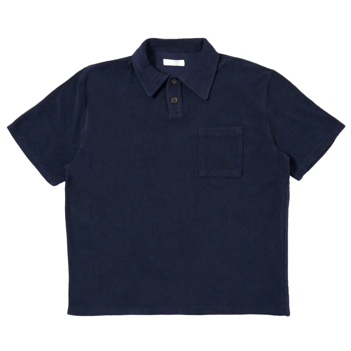 Universal Works Newlyn Polo Bright Navy