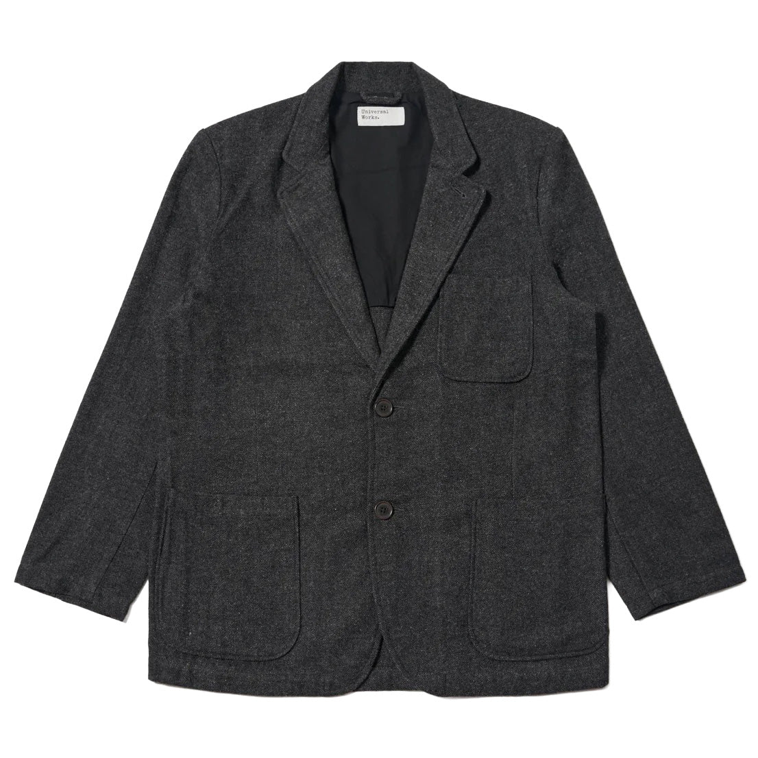 Universal Works Two Button Jacket Anders Wool Upcycled Grey