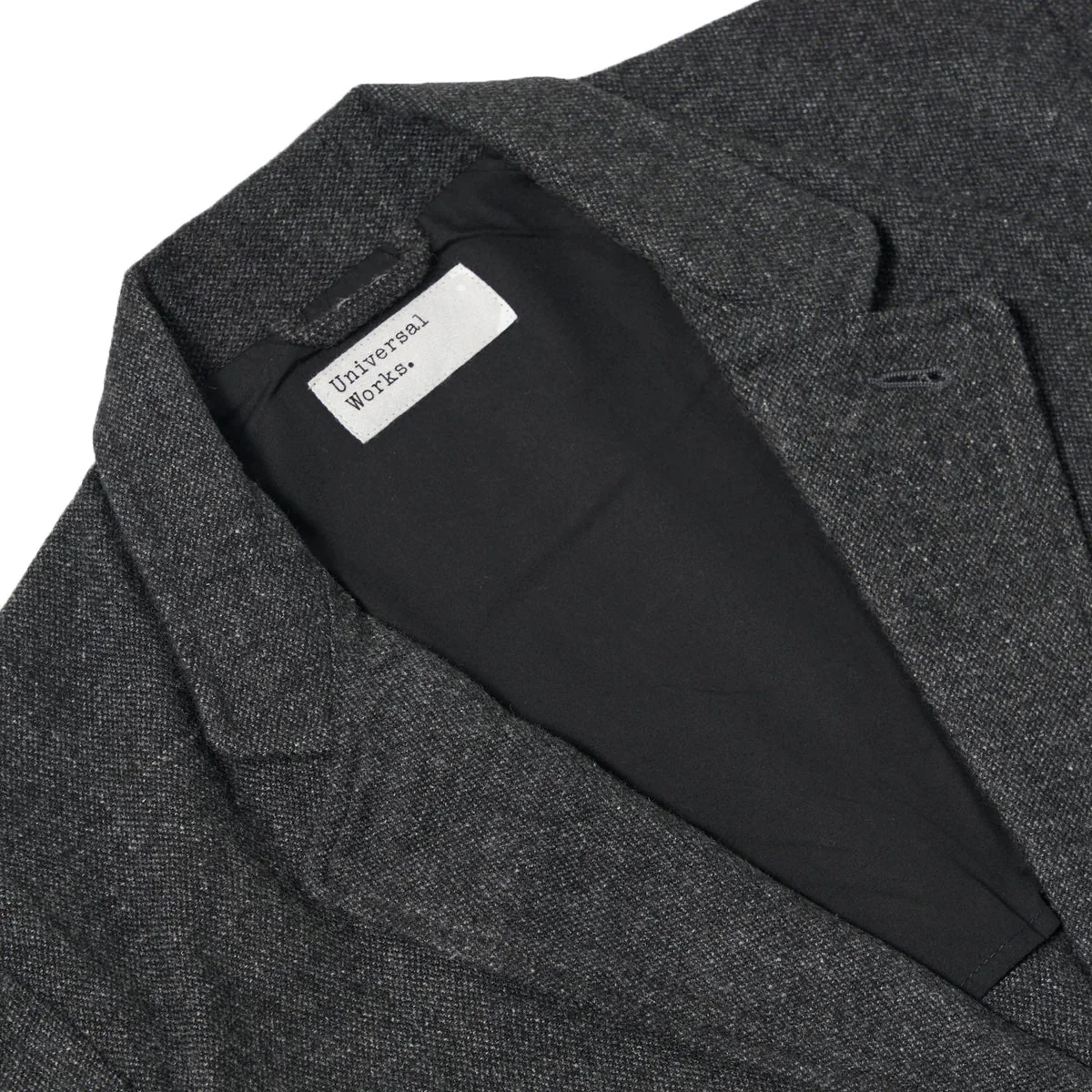 Universal Works Two Button Jacket Anders Wool Upcycled Grey - Image 2