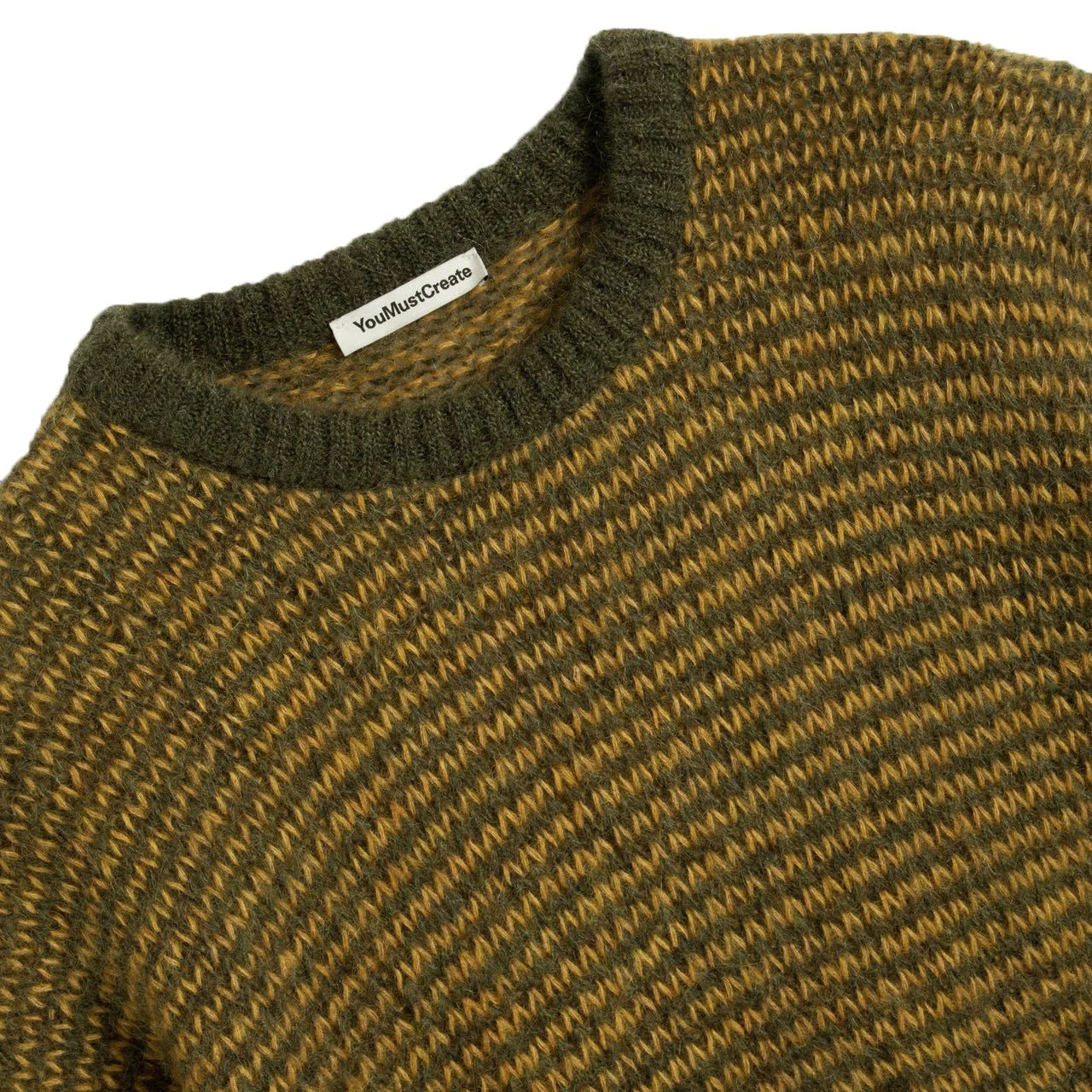 YMC Black Palm Knit Yellow / Green - Image 2