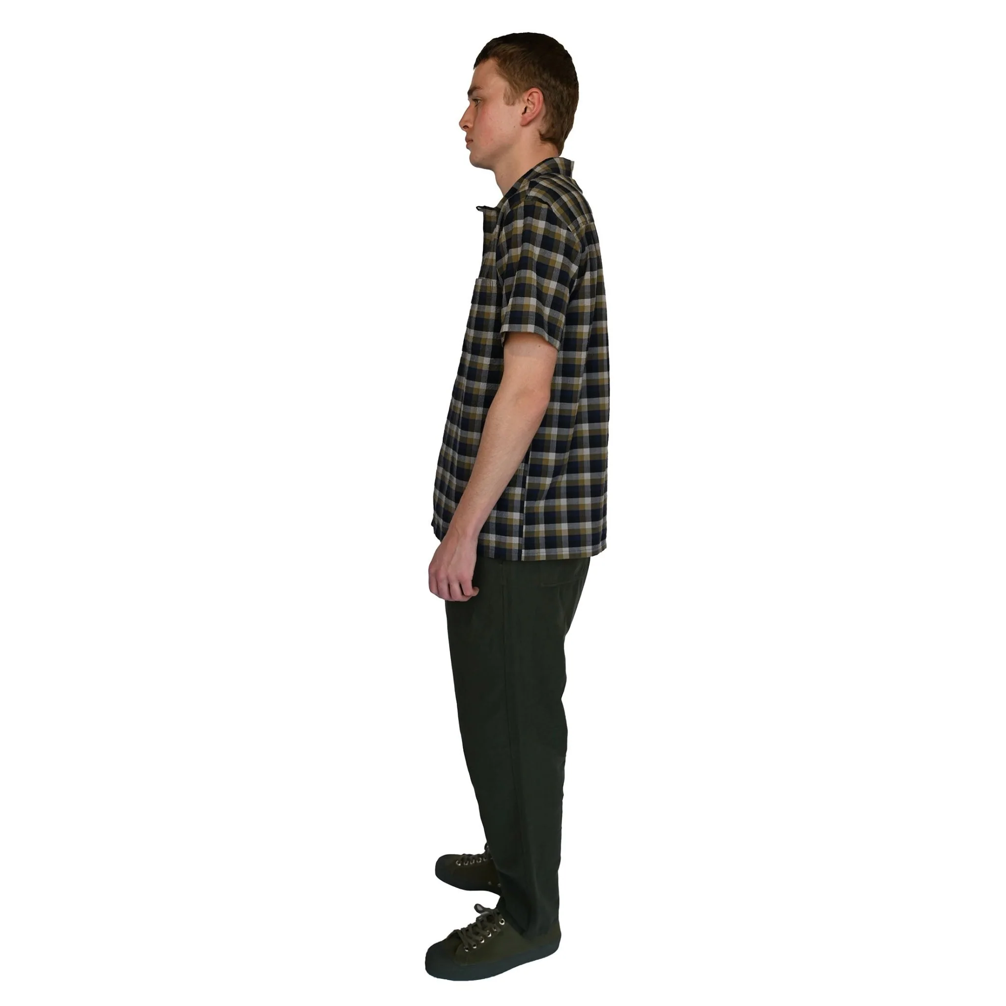 YMC Malick Seersucker Check Shirt Multi - Image 4