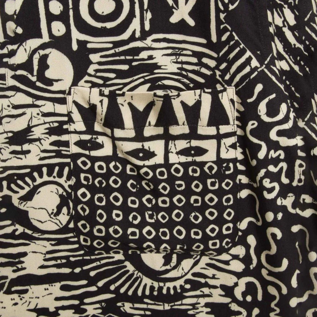 YMC Malick Shirt Black Multi - Image 3