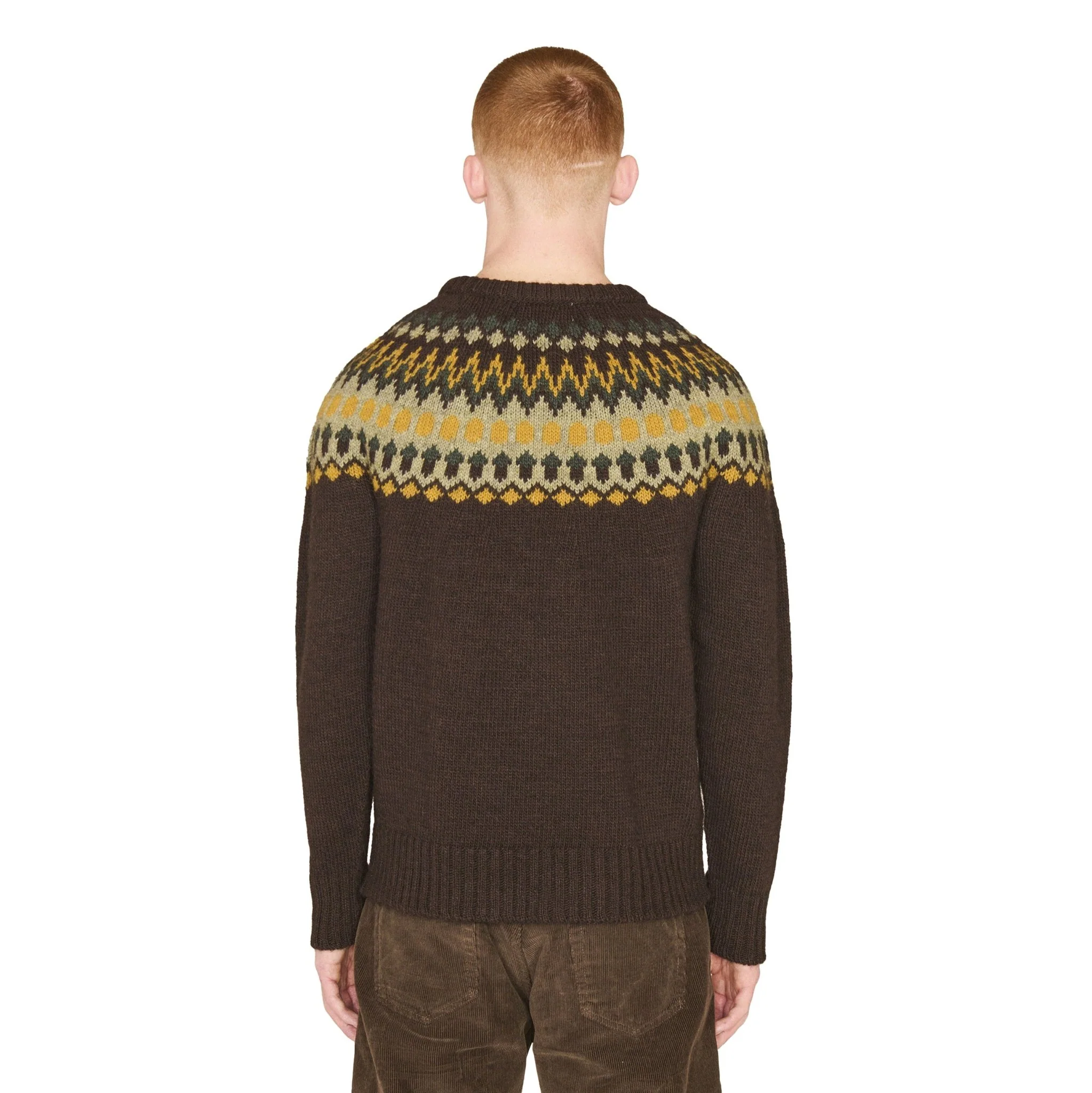 YMC Wings Knit Brown Multi - Image 3